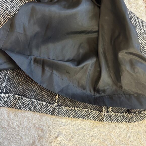 Vintage Komitor Made in USA Womens Small Wool Blend Full Zip Long Collared Coat - Picture 5 of 9